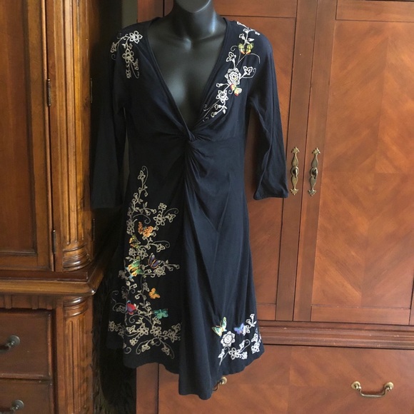 Johnny Was Dresses & Skirts - Jonny Was size small Black Dress Gorgeous!